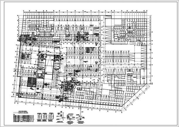 [浙江]最新公寓地下室人防车库电气施工图（含防火门监控安装图）-图一