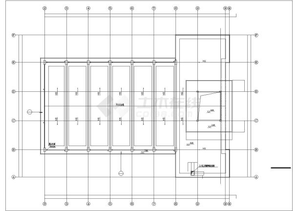 某地游泳馆建筑方案设计图纸-图二