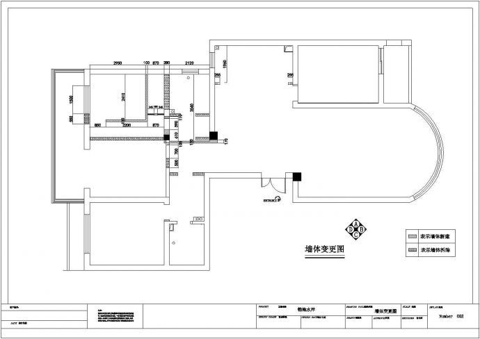 现代风格三室两厅全套装修设计施工图_图1