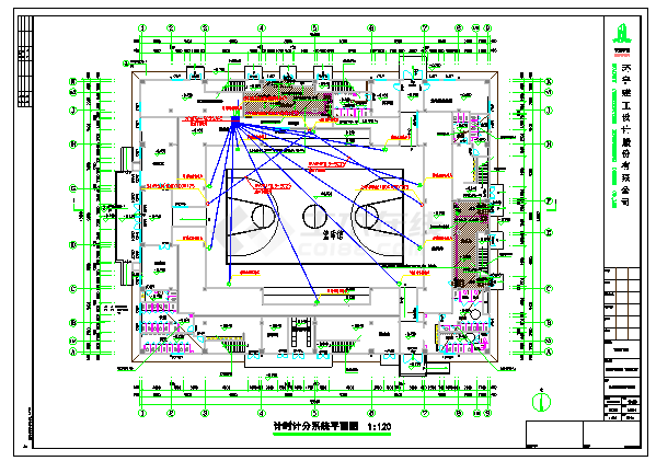 [安徽]体育馆电气设计施工图（含智能化系统）最新设计-图二