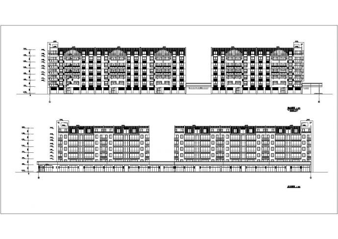 某高档小区三期公寓楼施工建筑设计图_图1