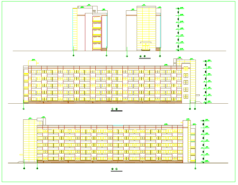 【山西】某厂区宿舍楼方案设计施工图