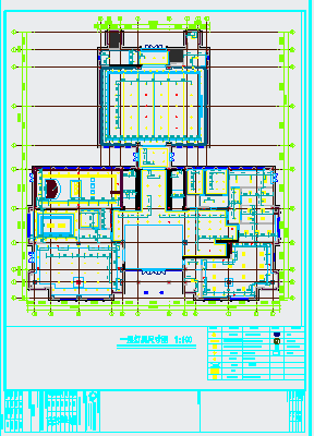 【延安】某民族学院纪念馆室内电气设计图