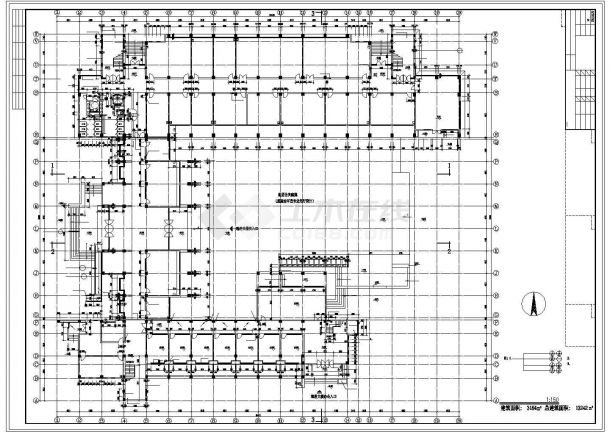【湖北】某大学教学楼建筑设计施工图纸-图二