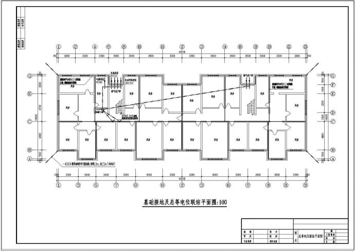 【上海】某住宅楼电气施工图（共3张）_图1