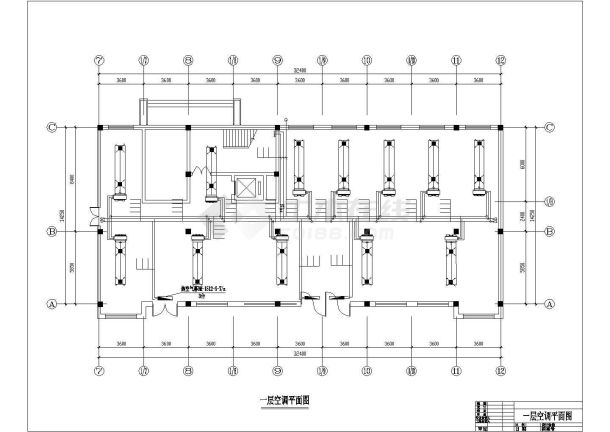 某公司中央空调CAD基础详图-图一