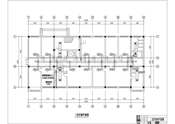 某公司中央空调CAD基础详图-图二