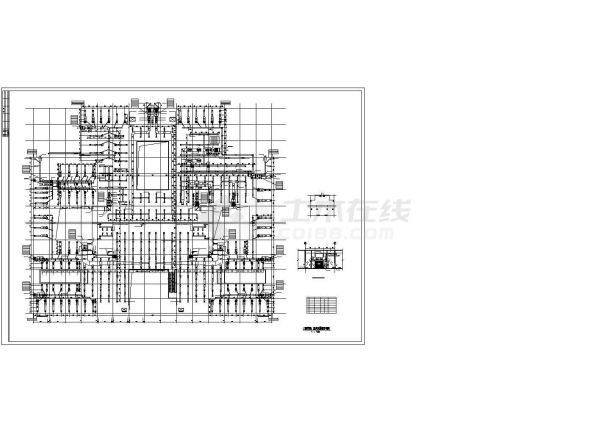 河南大型医院门诊医技大楼空调设计图-图二