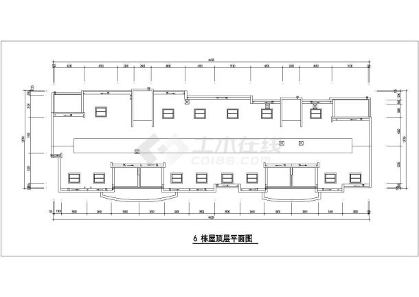 京润国际花园几栋楼的建筑设计CAD方案图-图二