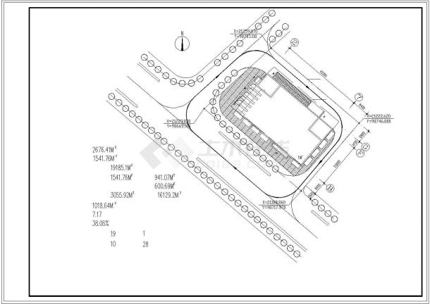 【绍兴】某地经典办公楼设计施工图纸-图二