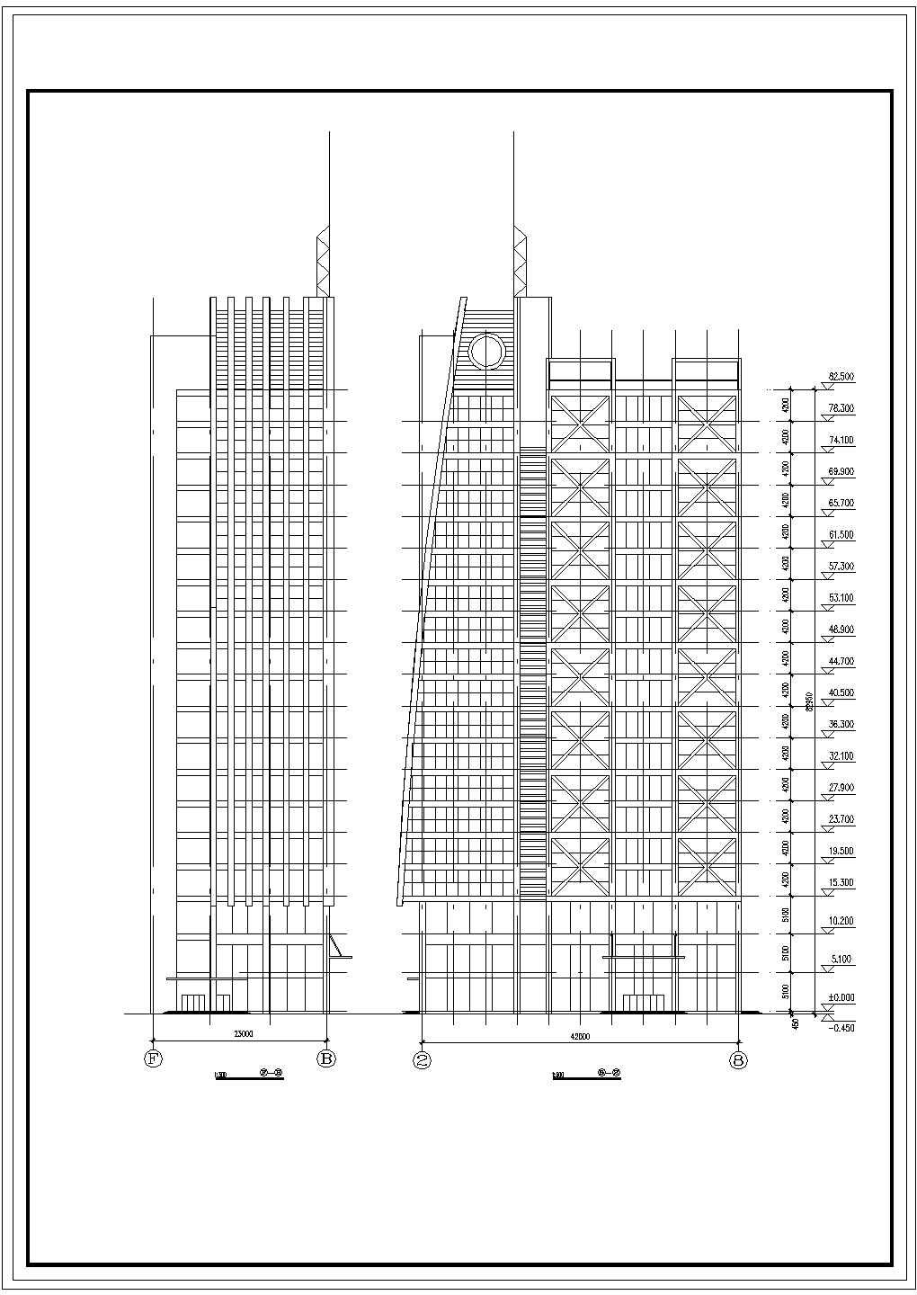 【绍兴】某地经典办公楼设计施工图纸