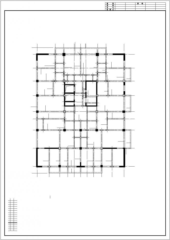 某12层框剪商品住宅结构设计图_图1