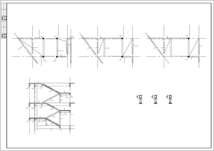 某地框剪住宅结构平面图_图1