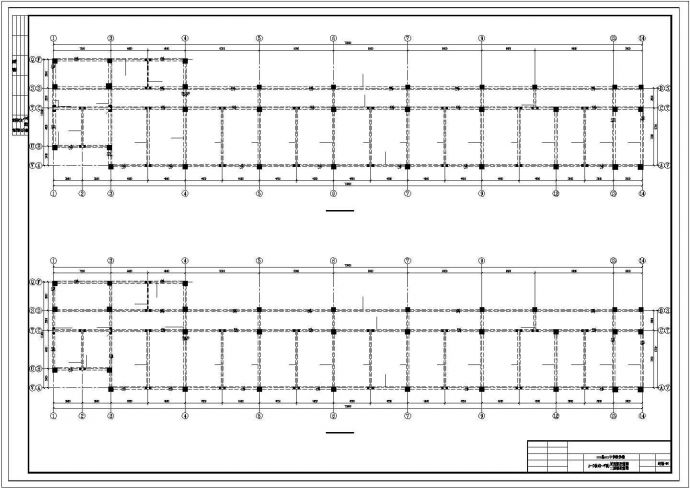 某四层框架中学教学楼结构设计图_图1