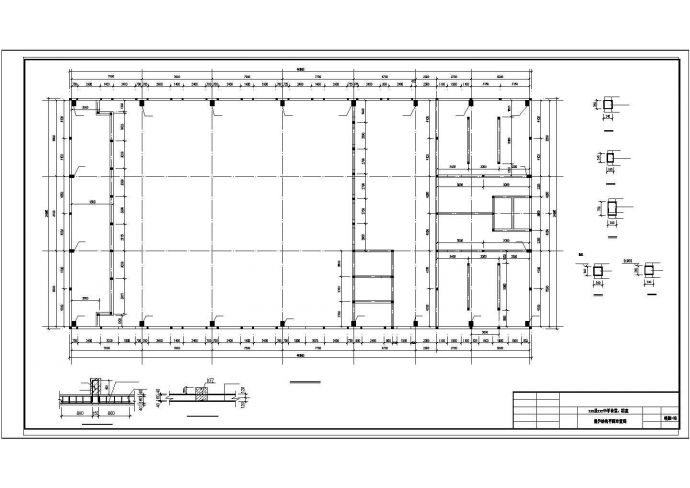 某中学食堂、浴室结构设计图_图1