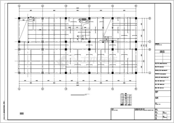 某5层框架综合楼部分结构设计图-图二