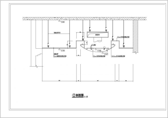 某小型工程电梯厅装修设计详细施工图_图1