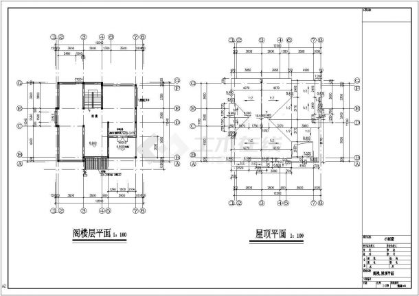 【上海】某地高档别墅建筑设计施工图-图二