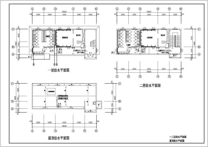 [安徽]中学生活用房电气设计施工图纸_图1