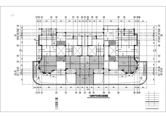 某异形柱剪力墙住宅结构设计图_图1