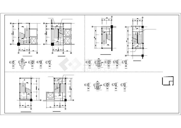 某22层框剪结构下部地下车库结构设计图-图二