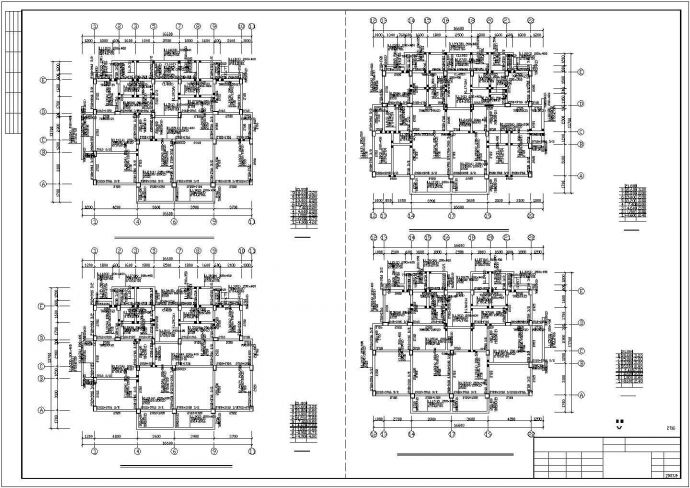 [镇江]某框架住宅结构设计图_图1