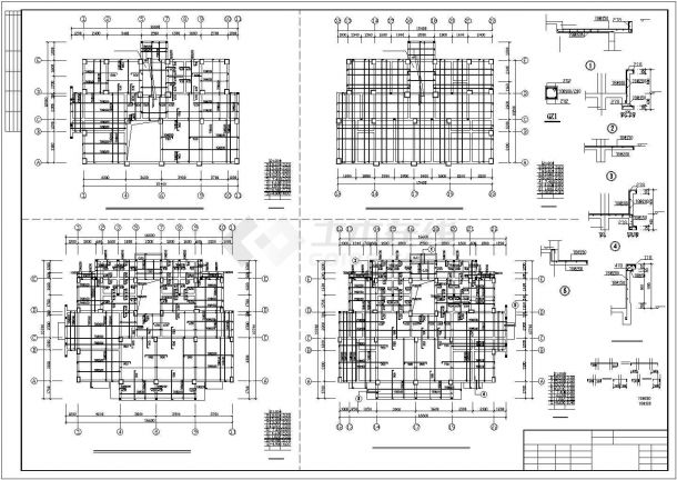[镇江]某框架住宅结构设计图-图二