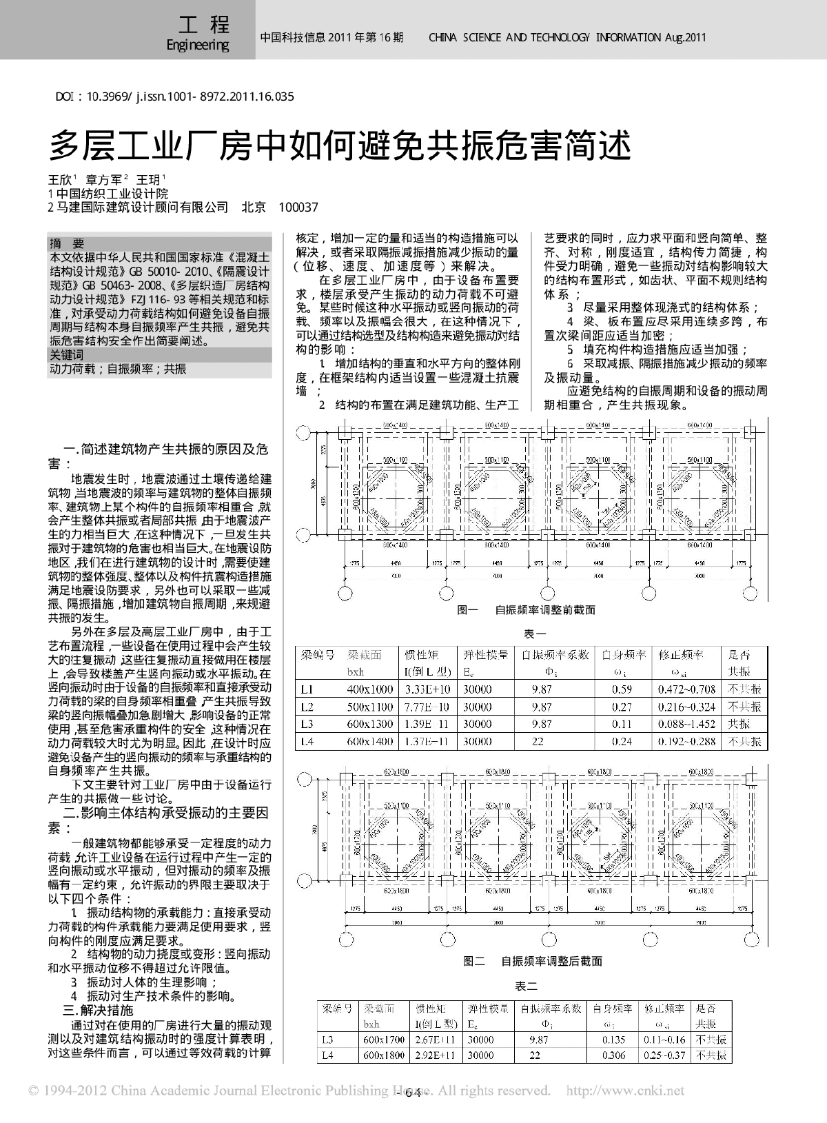 多层工业厂房中如何避免共振危害简述-图一