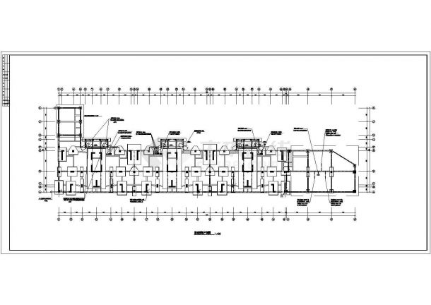 高层住宅楼电气CAD施工图-图一