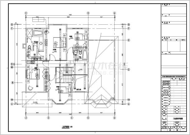 别墅中央空调CAD施工图-图二