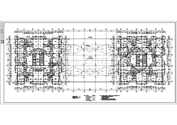 比较齐全的高层商住楼建筑图纸-图一