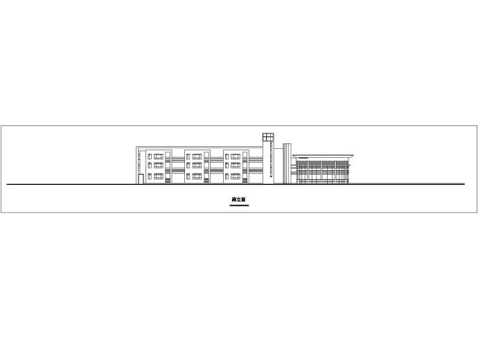 上海某幼儿园建筑CAD详细布置图_图1