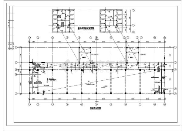 某学校综合楼建筑结构设计施工图纸-图二