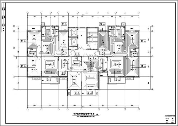 某高层住宅楼采暖系统CAD图_图1