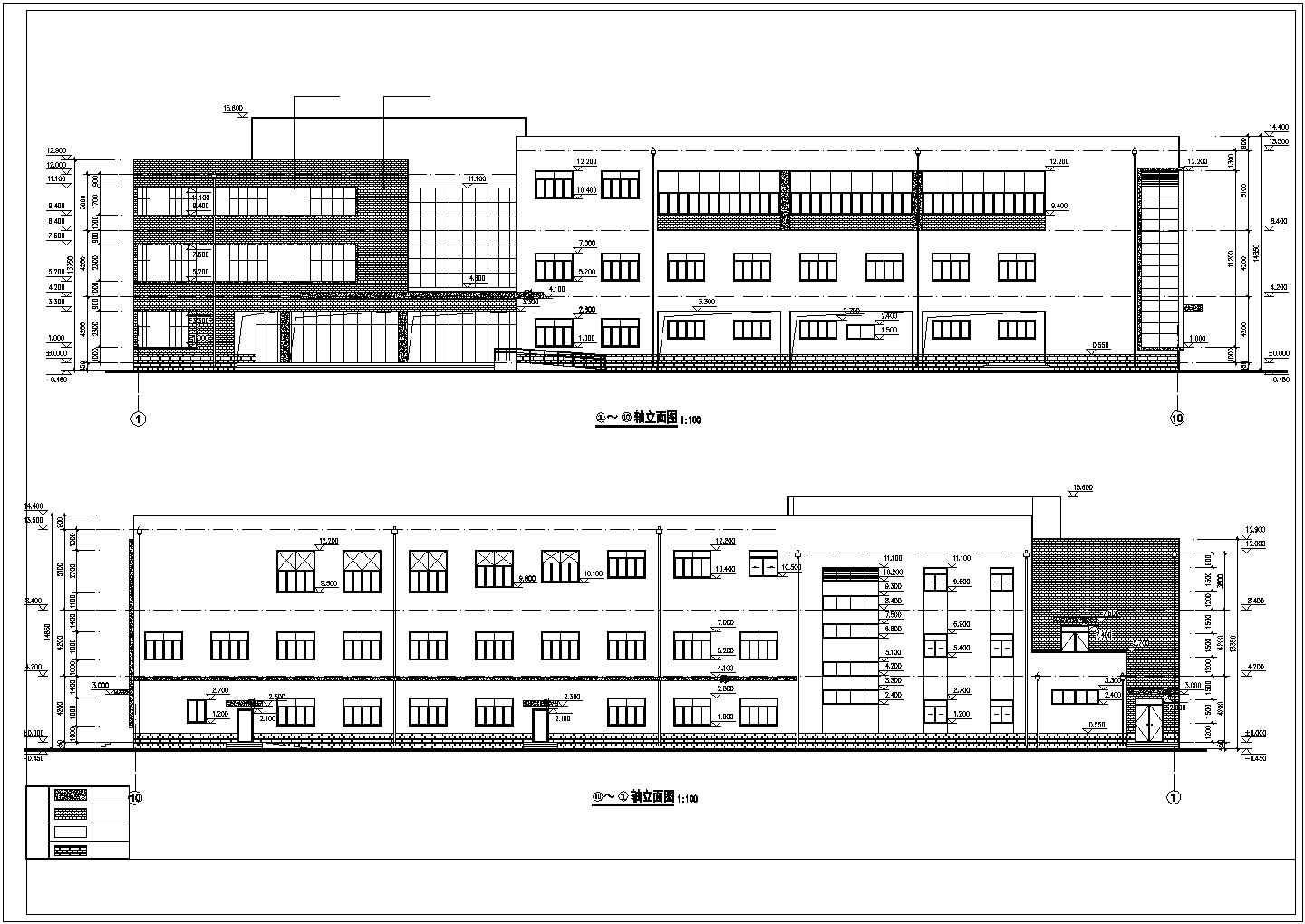 某中学综合办公楼设计建筑结构施工图