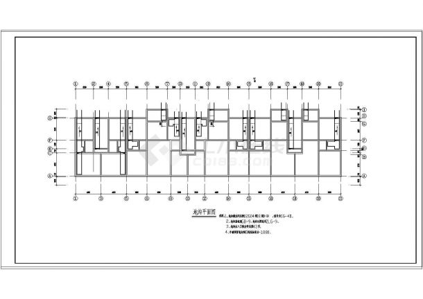某地六层砌体结构住宅楼结构施工图-图二