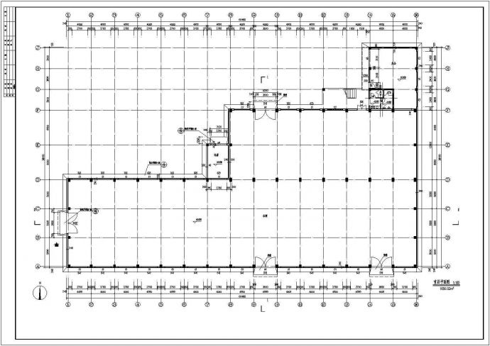 某地区厂房整套建筑图（共7张）_图1