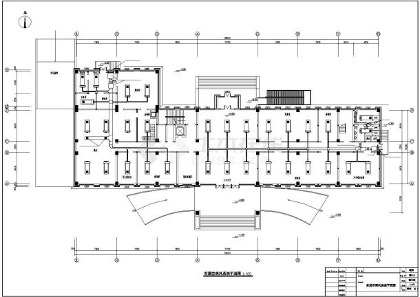 某地综合楼空调施工CAD系统图-图一