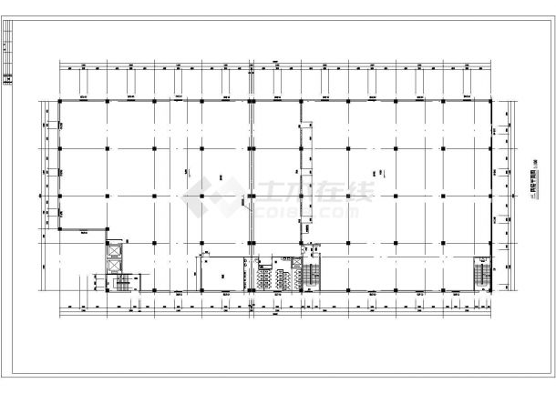某地区工厂建筑平面图（共5张）-图一
