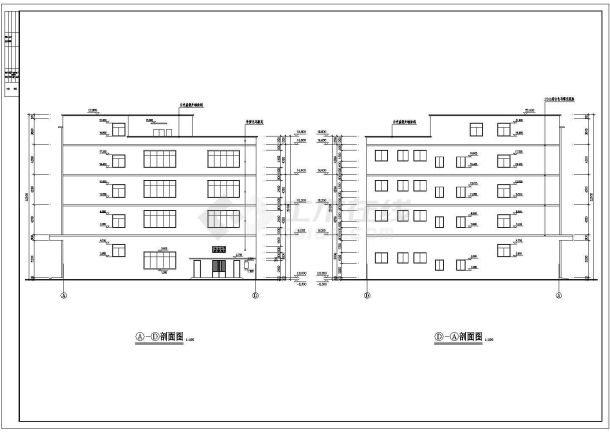 某地区厂房全套建筑图（共9张）-图一