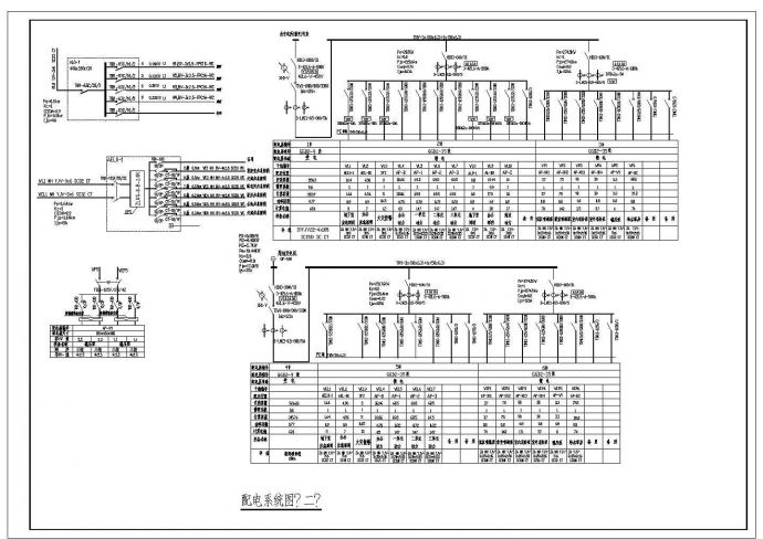 三十层住宅楼电气施工CAD布置图_图1