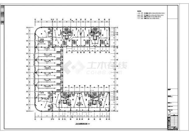 [山东]商业住宅楼强弱电施工图-图二