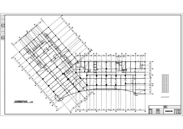 湖南某17层四星级大酒店结构设计图-图二