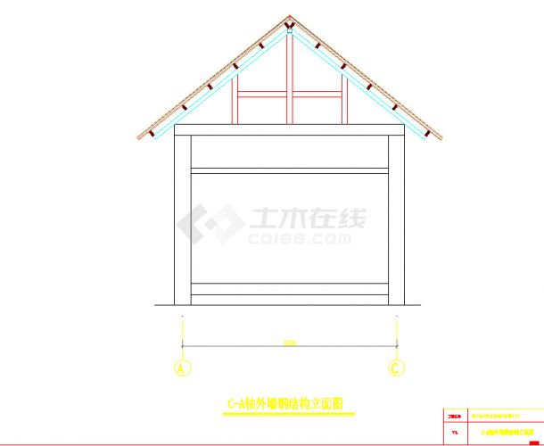 某地钢结构公厕建筑施工图-图二