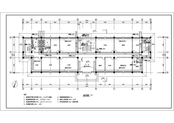一套典型的工厂建筑图（含设计说明）_图1