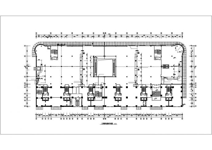 综合大楼通风排烟设计CAD参考图_图1