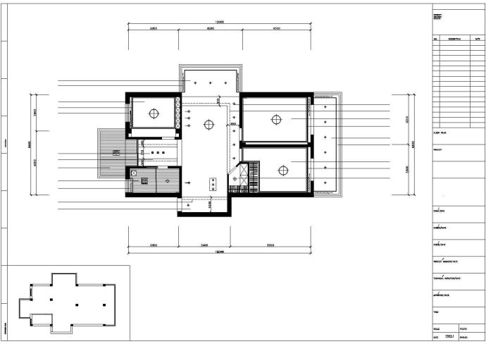 简约型住宅全套装修设计施工图_图1