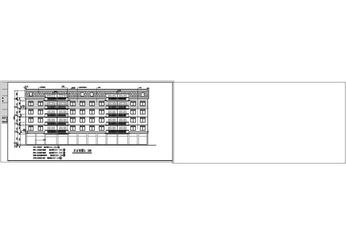 大型商住楼全套建筑cad图（共9张）_图1