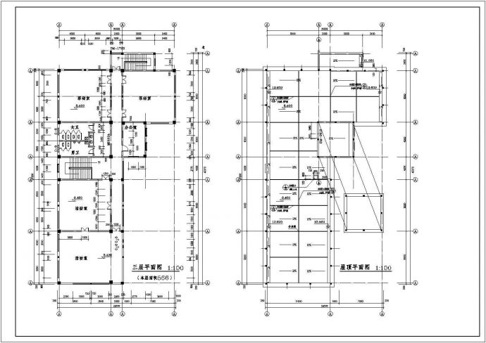 某现代化会所全套施工参考CAD详图_图1