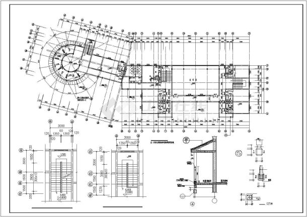 某民居式度假村招待所建筑设计施工图-图二